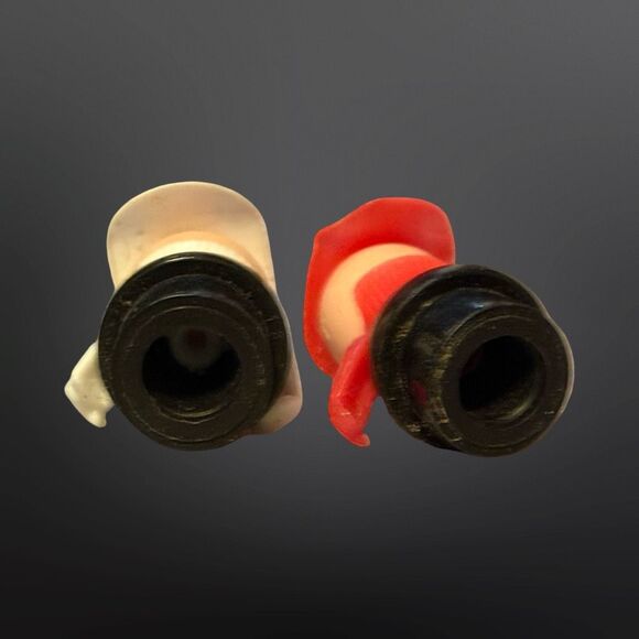 Vintage 1980s Fisher-Price Firetruck Firemen & Puppy Dog Set Red Black White - Picture 7 of 15